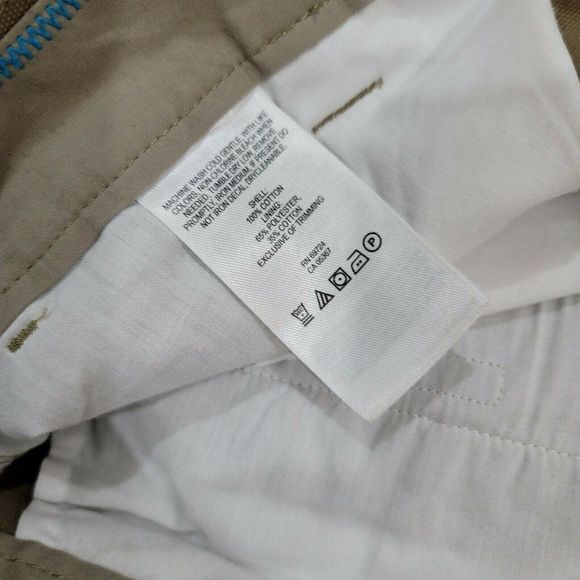 Columbia Mens 36x30 Utility Dark Khaki Jeans Outdoors Hiking Security Zip Pocket - Picture 7 of 8